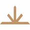 Ekena Millwork Saratoga Timber Gable Bracket, Western Red Cedar, 72"W x 45"H x 5 1/2"D x 5 1/2"F, 15/12 Pitch GBW072X45X0606SAR00SWR - alternate 1